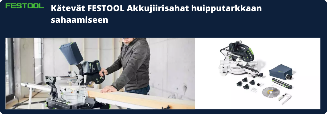 Festool 18V akkujiirisaha